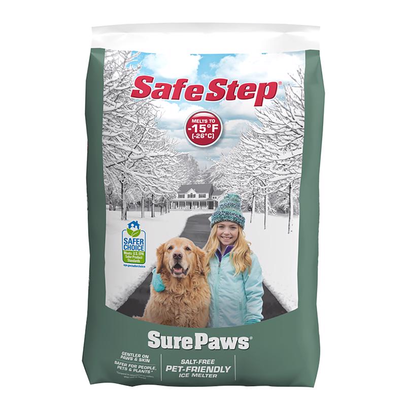 Sure Paws Ice Melter, Crystal, White, Odorless, 20 lb Bag