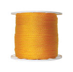 5060845 Rope, 1000 ft L, 1/4 in, 100 lb Working Load, Polypropylene, Yellow