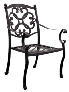 SH077 Athena Dining Chair, 24-1/4 in W, 25-3/4 in D, 37 in H, Olefin Cushion Seat