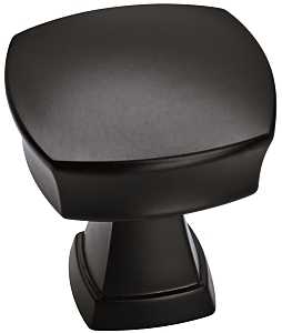 Stature Series BP11287FB Cabinet Knob, 1-1/4 in Projection, Zinc, Matte Black