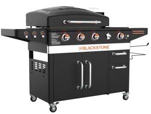 1922 Rangetop Griddle with Hood, 48,000 Btu, Liquid Propane, 4-Burner, 613 sq-in Primary Cooking Surface