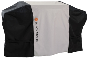 5441 Gas Grill Cover, 70 in W, 32 in D, 38 in H, Polyester, Black/Gray
