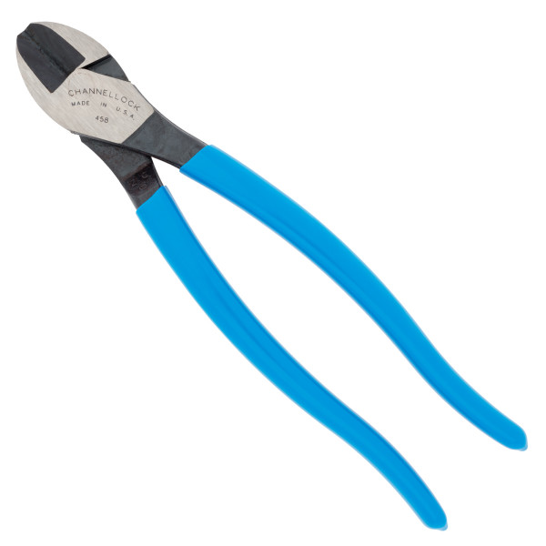 458 Center Cutting Plier, 8.31 in OAL, 0.12 in Dia Plano Wire Cutting Capacity, Comfort-Grip Handle