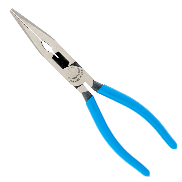 318 Plier with Cutter, 7.81 in OAL, 0.091 in Hard Wire, 0.162 in Soft Wire Cutting Capacity