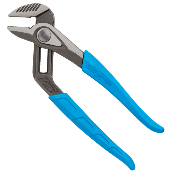 SpeedGrip Series 430X Tongue and Groove Plier, 10 in OAL, 2 in Jaw, Non-Slip Adjustment, Blue Handle