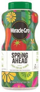 Spring Ahead 3009610 Plant Food, 3 lb Bottle, Solid, 15-5-10 N-P-K Ratio