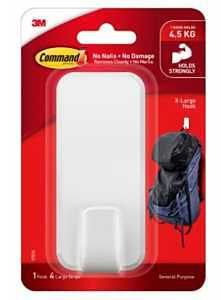 17010-ES Extra Large Hook, 4.54 kg, White