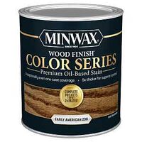 Wood Finish Color Series 800008000 Interior Wood Stain, Semi-Transparent, Early American, Liquid, 1 qt, Can