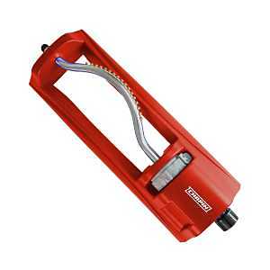 4997 17 Jet Oscillating Sprinkler, 3/4 in Connection, GHT, 2600 ft, Adjustable Nozzle, Metal/Plastic