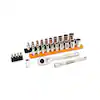GWXSCBMTS14 Mechanics Hand Tool Set, 27-Piece, Steel, Chrome