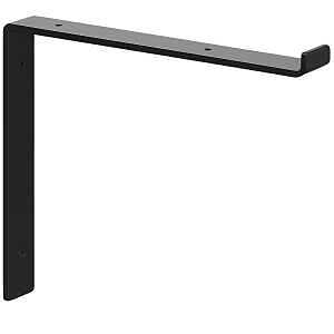 Silverton 201 RP-201SL-12BK Premium Decorative Shelf Bracket, 75 lb, 12 in L, 10.313 in H, Steel