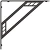Richland 201 Series RP-201RC-12BRZ Premium Decorative Shelf Bracket, 500 lb, 12 in L, 10 in H, Steel