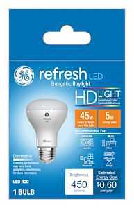 45546 LED Bulb, Flood/Spotlight, R20 Lamp, E26 Lamp Base, Dimmable
