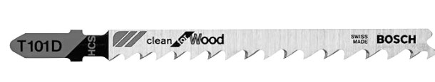T101D Jig Saw Blade, 4 in L, 6 TPI, HCS Cutting Edge