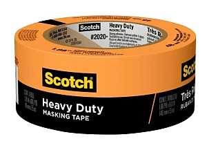 2020+-48TP Masking Tape, 60.1 yd L, 1.88 in W, Orange