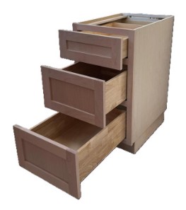 34.5 in. H X 18 in. W X 24 in. D Natural Base Cabinet with Drawer