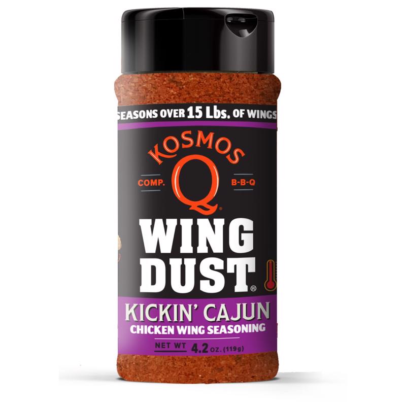 Wing Dust KOS-WD-KC-SHK Wing Seasoning, Kickin' Cajun, 5 oz