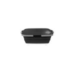 TUBV2-JR-10-BL Prep Tub, Silicone, Black, Matte
