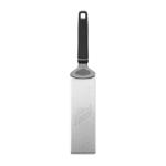 Iron Forged 5992 Grill Spatula, Stainless Steel Blade, Plastic Resin Handle, Black/Silver