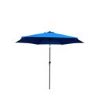 Living Accents YQ101BK-BL Tiltable Market Umbrella, 9 ft, Royal Blue
