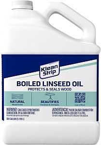GKLO145 Boiled Linseed Oil, Clear Amber, Liquid, 1 gal