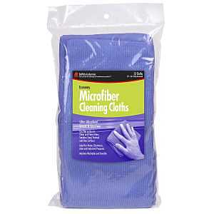 65100 Cleaning Cloth, 16 in L, 12 in W, Polyester/Polyamide, Blue, 12 Pk