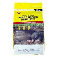 S7002-2PLT Granular Repellent, 10 lb Bag, Repels: Armadillos, Burrowing Animals, Gopher, Mole, 10,000 sq-ft Coverage