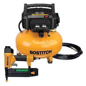 BXCM1KIT-CA Portable Air Compressor, 6 gal Tank, 120 V, 150 psi Pressure, 2.6 scfm Air