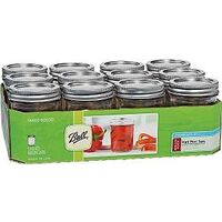 60000 Mason Jar, Regular Mouth, 8 oz, Glass, Clear