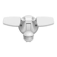 ESF1A4MW Flood Light, 120 V, 15 W, LED Lamp, Bright White, 1420 Lumens, 4000 K Color Temp, Polycarbonate Fixture, White