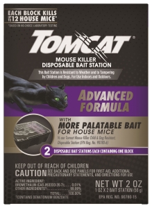 Tomcat 0373705 Bait Station and Bait Block, 12 Mice Bait, Purple/Violet