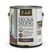 82213 Deck and Siding, Solid Color Coating, Oxford Brown, Liquid, 1 gal, Can