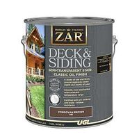 68513 Deck and Siding Semi-Transparent Stain, Cordovan Brown, Liquid, 1 gal