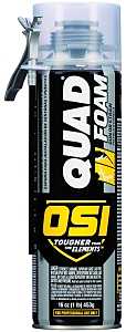Quad 2629456 Foam Sealant, Tan, 1 hr Functional Cure, 16 fl-oz, Aerosol Can