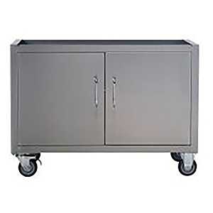 45550 Gas Grill Cart Bottom, 48-5/8 in OAL, 56-1/2 in OAW, 25 in OAH, Stainless Steel