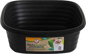 Simply Recycled 22193 Cat Litter Pan, 15 in W, 18-3/4 in L, 5-1/2 in D, Plastic