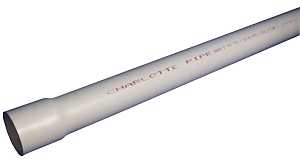 PVC 04015B 0800 DWV Pipe, 1-1/2 in, 20 ft L, SCH 40, 330 psi, White