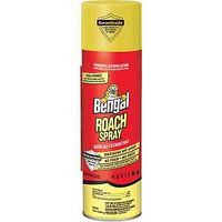 Bengal 96837 Roach Spray, Liquid, Spray Application, Indoor, Outdoor, 16 oz Aerosol Can