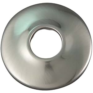 K91BN Bath Flange, 1/2 in Connection, IPS, Metal, Brushed Nickel