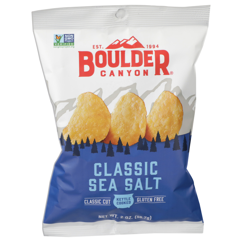 527686 Kettle Cooked Potato Chip, Sea Salt, 2 oz