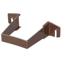 T1534 Downspout Clip, Vinyl, Brown