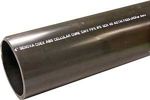27367 Pipe, 1-1/2 in, 10 ft L, DWV, Solvent Weld, SCH 40 Schedule, ABS/Foam, Black