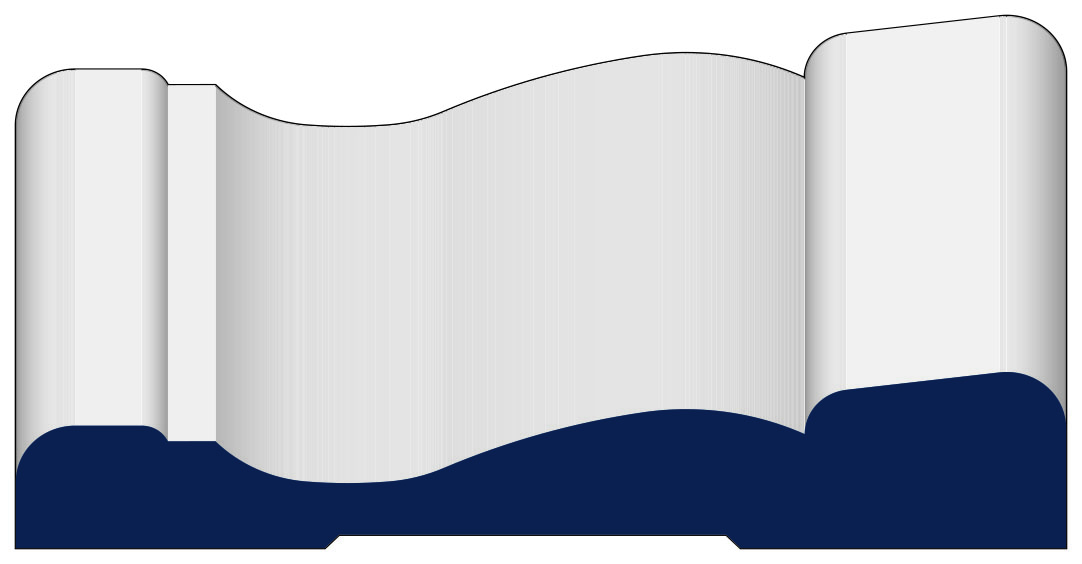 5/8" x 3-1/2" x 7' Primed Fingerjoint Pine COL312 Casing