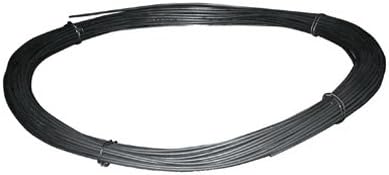 0588-0 Catchweight Coil Wire, 1701 ft L, 9 ga, Black, Steel, Annealed