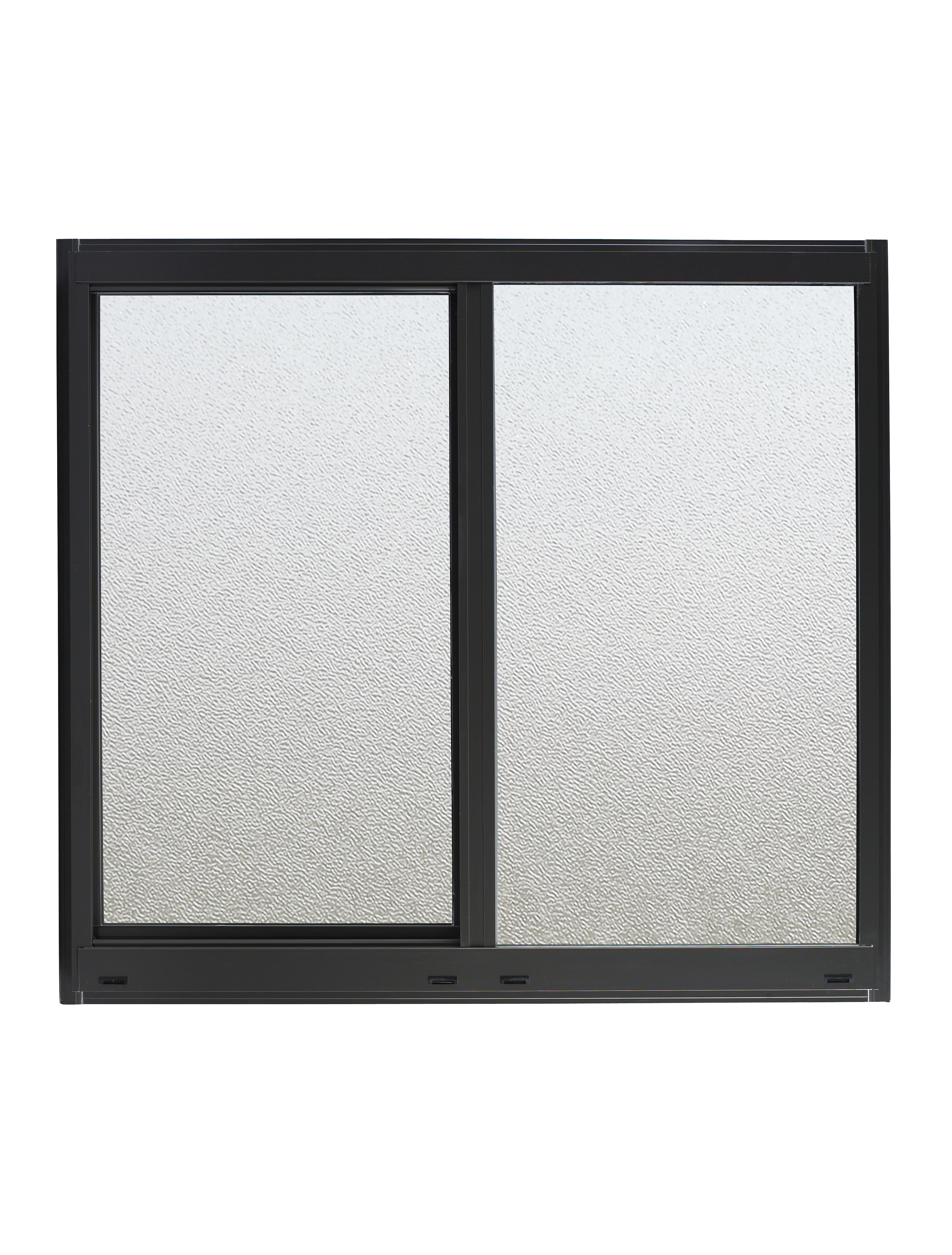 2010 600 Series Insulated Low-E/OBS Glass 1/1 Bronze Horizontal Sliding Window, Aluminum