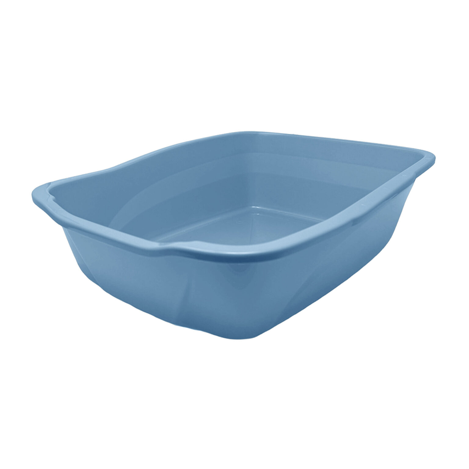 CP2 Litter Pan, 14-7/8 in W, 18-3/8 in D, Plastic, Polished