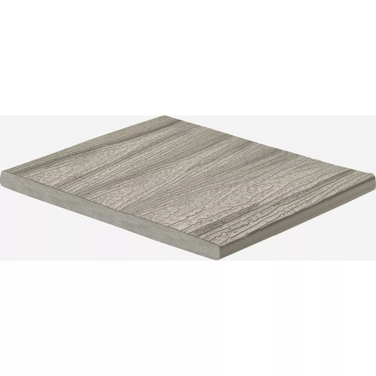 Enhance FW011212E2S01 Fascia Board, 12 ft L, 12 in W, 9/16 in T, Plastic/Sawdust/Wood, Foggy Wharf
