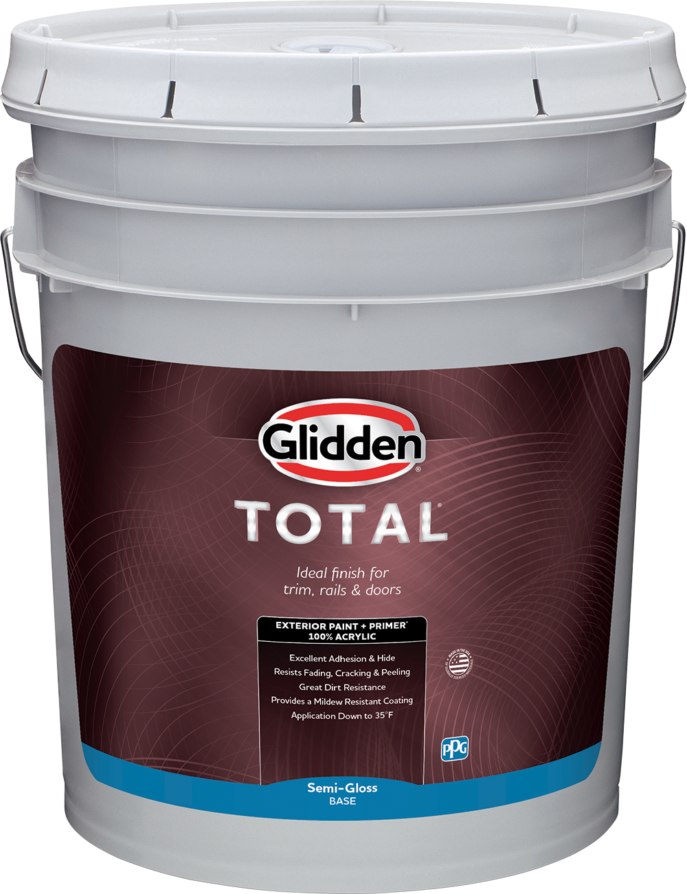 Total 5 gal. Semi-Gloss Exterior Paint, Midtone Base