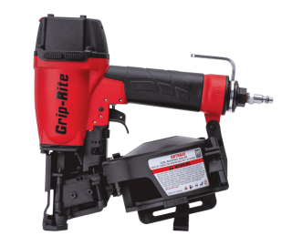 GRTRN45 Coil Roofing Nailer, 120 Magazine, 15 deg Collation, Wire Collation, 7/8 to 1-3/4 in Fastener