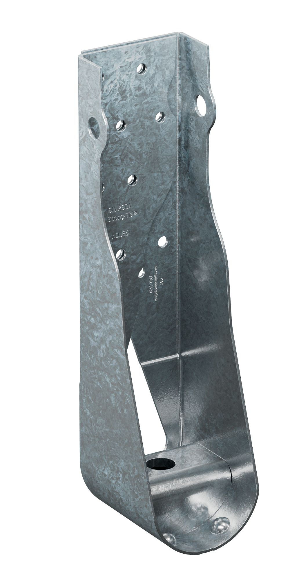 HDUE5-SDS3HDG Hold Down, 2-7/8 in W, 11-5/16 in L, 14 ga, Steel, Galvanized